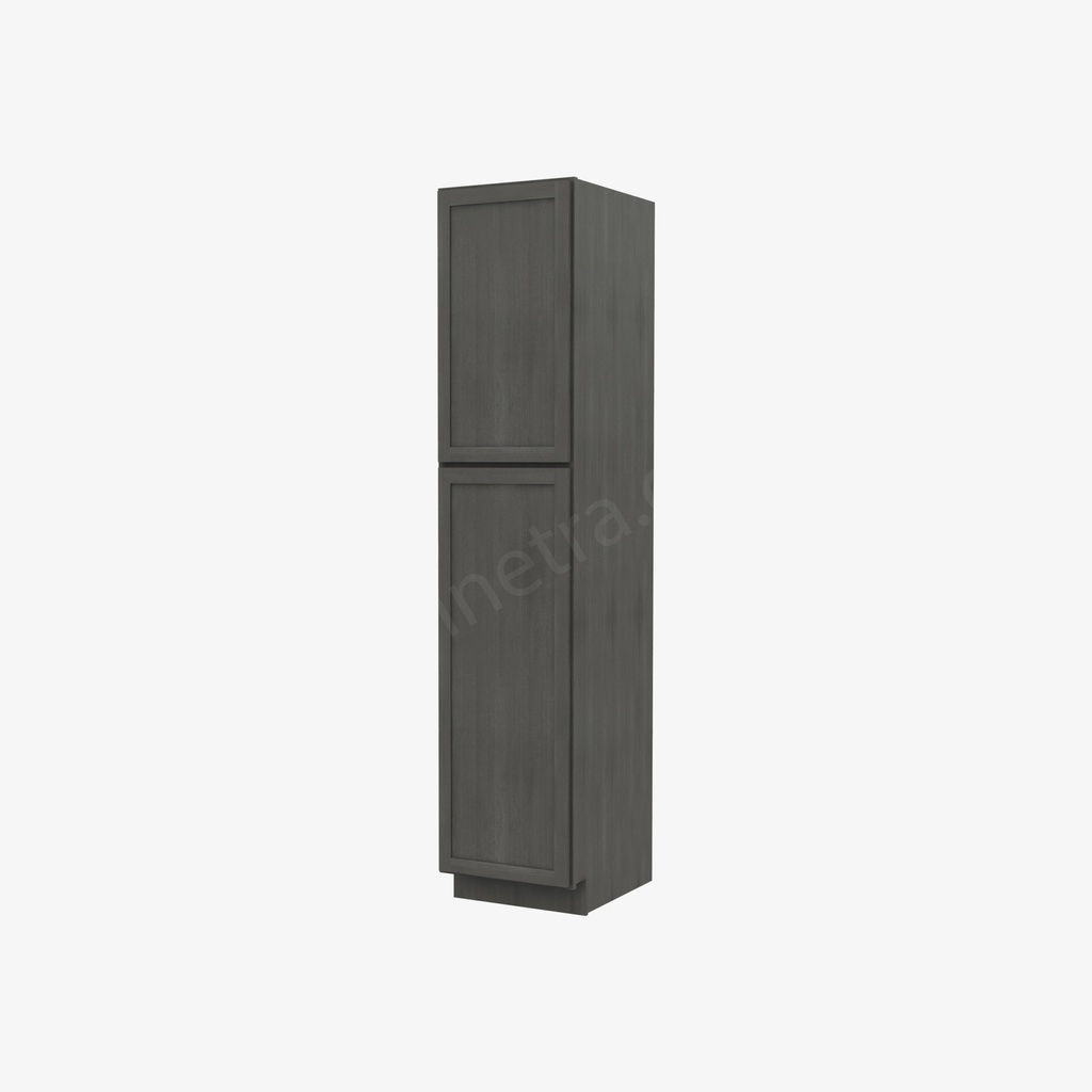 AG-WP1890 Tall Wall Pantry Cabinet | Forevermark Greystone Shaker