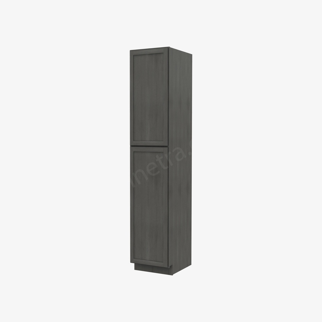 AG-WP1896 Tall Wall Pantry Cabinet | Forevermark Greystone Shaker