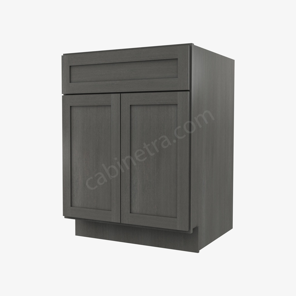 AG-B24B Double Door Base Cabinet | Greystone Shaker