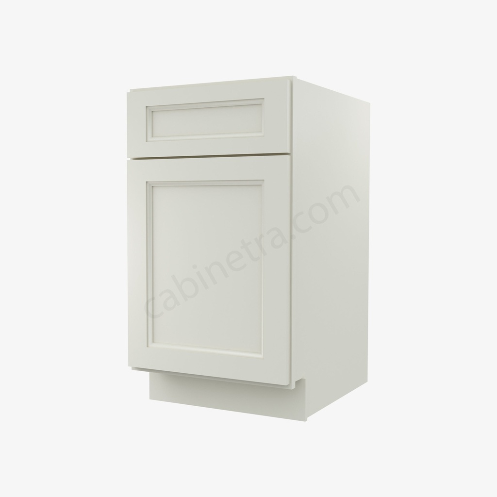 TQ-B18 Single Door Base Cabinet | Forevermark Townplace Crema
