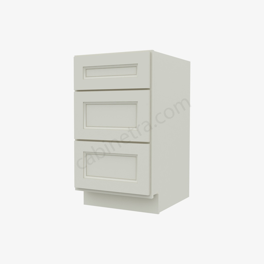 TQ-DB18(3) 3 Drawer Pack Base Cabinet | Forevermark Townplace Crema
