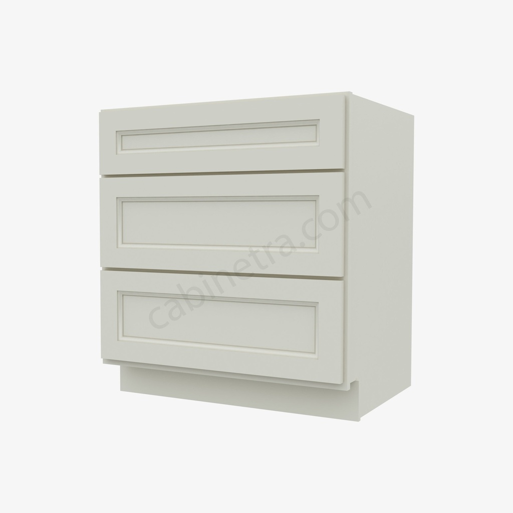 TQ-DB30(3) 3 Drawer Pack Base Cabinet | Forevermark Townplace Crema