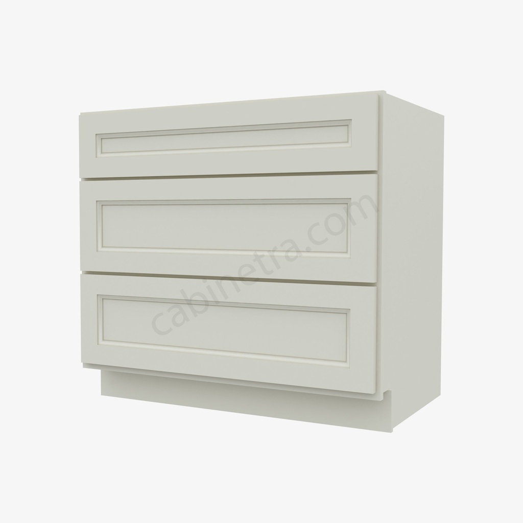 TQ-DB36(3) 3 Drawer Pack Base Cabinet | Forevermark Townplace Crema