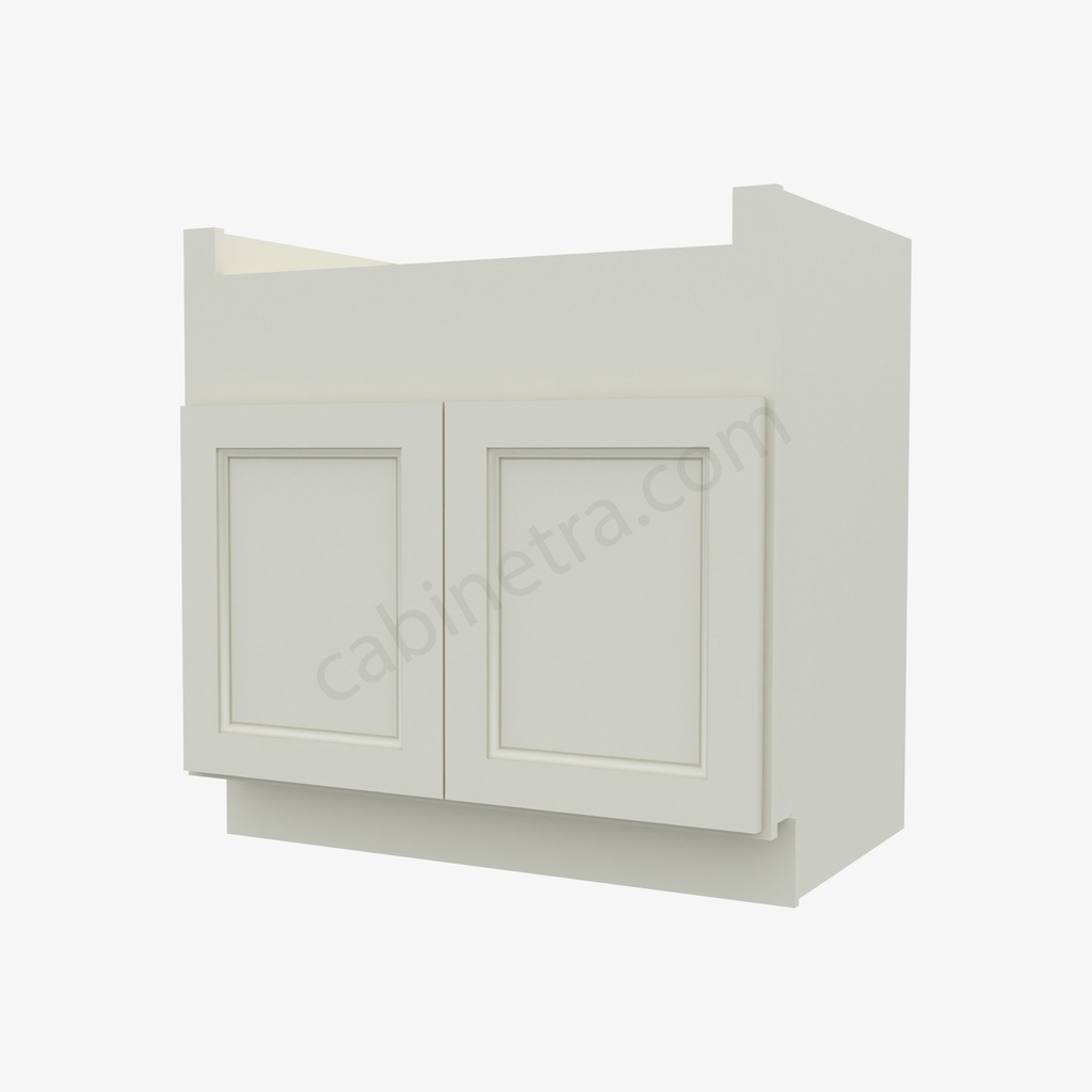 TQ-FSB33B Farm Sink Base Cabinet | Forevermark Townplace Crema