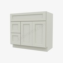 TQ-S3621BDL-34-1/2"" Sink Base Combo Vanity with Left Drawer | Forevermark Townplace Crema