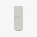 TQ-WP2496B Tall Wall Pantry Cabinet with Butt Doors | Forevermark Townplace Crema