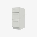 VW-DB12(3) 3 Drawer Pack Base Cabinet | Forevermark Visa White