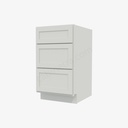 VW-DB18(3) 3 Drawer Pack Base Cabinet | Forevermark Visa White
