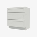 VW-DB30(3) 3 Drawer Pack Base Cabinet | Forevermark Visa White