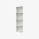 VW-WES542 Wall End Shelf with Open Shelves | Forevermark Visa White