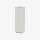 VW-WP2490B Tall Wall Pantry Cabinet with Butt Doors | TSG Forevermark Visa White