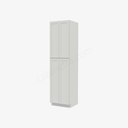 VW-WP2496B Tall Wall Pantry Cabinet with Butt Doors | TSG Forevermark Visa White