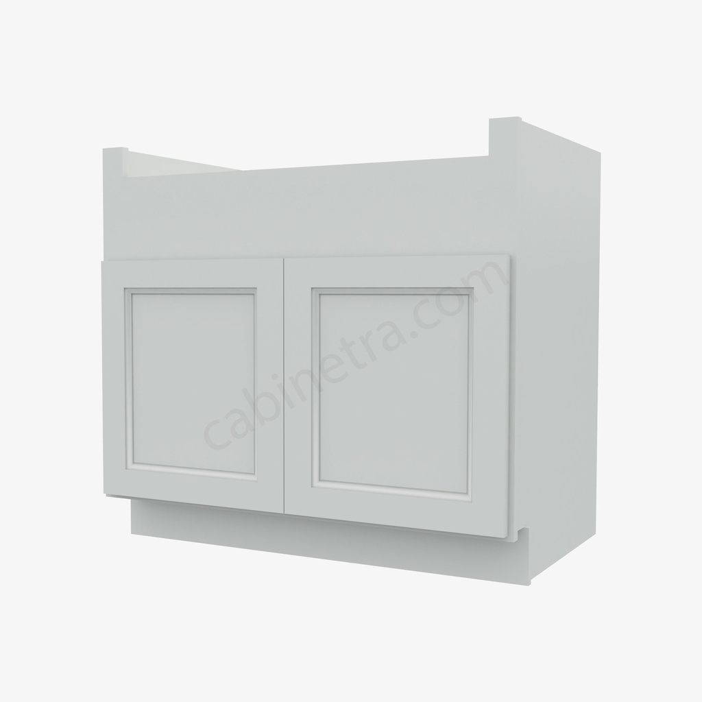 TW-FSB36B Farm Sink Base Cabinet | Forevermark Uptown White