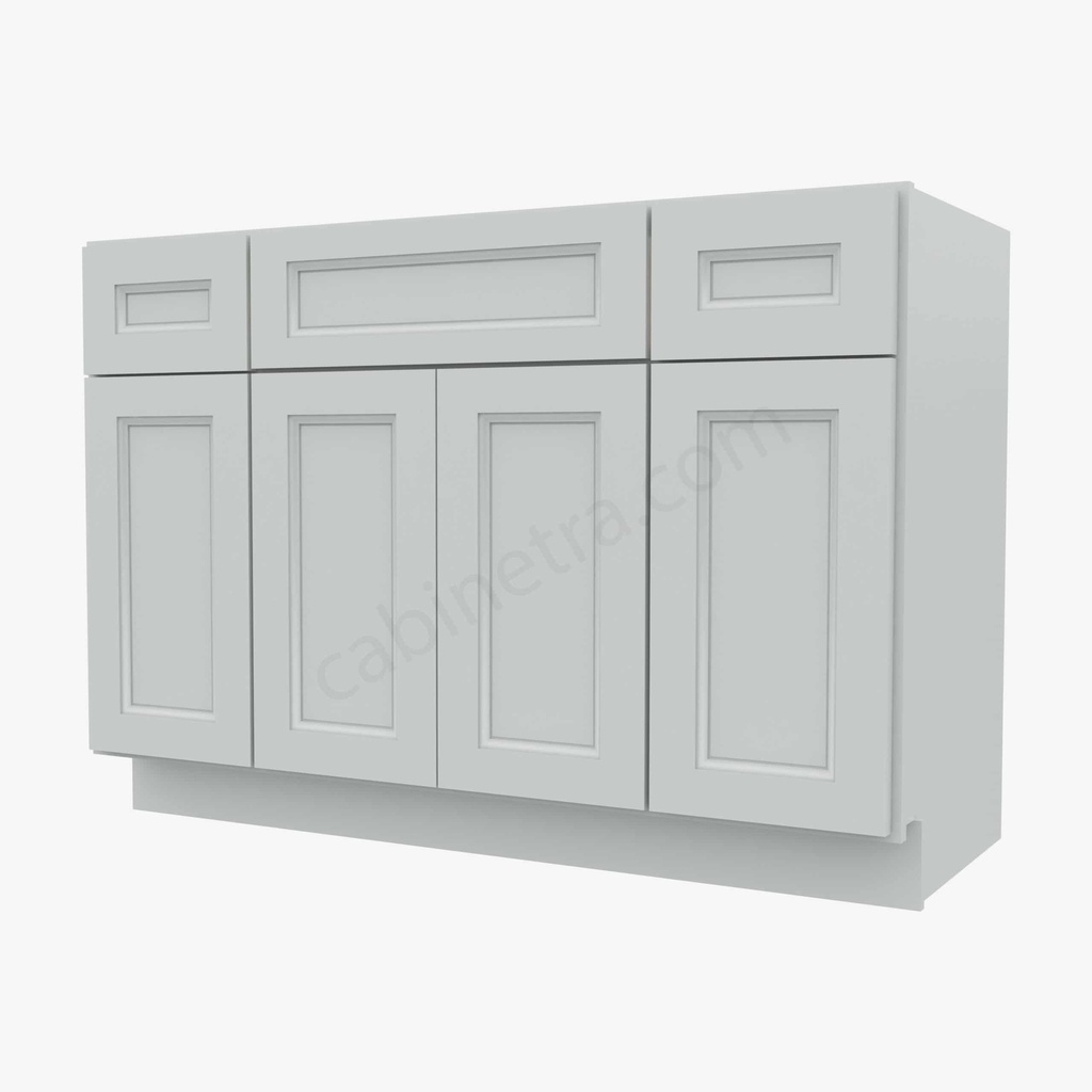 TW-S4821B12D-34-1/2"" Sink Base Combo Vanity with Drawers | Forevermark Uptown White