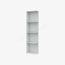 TW-WES542 Wall End Shelf with Open Shelves | Forevermark Uptown White