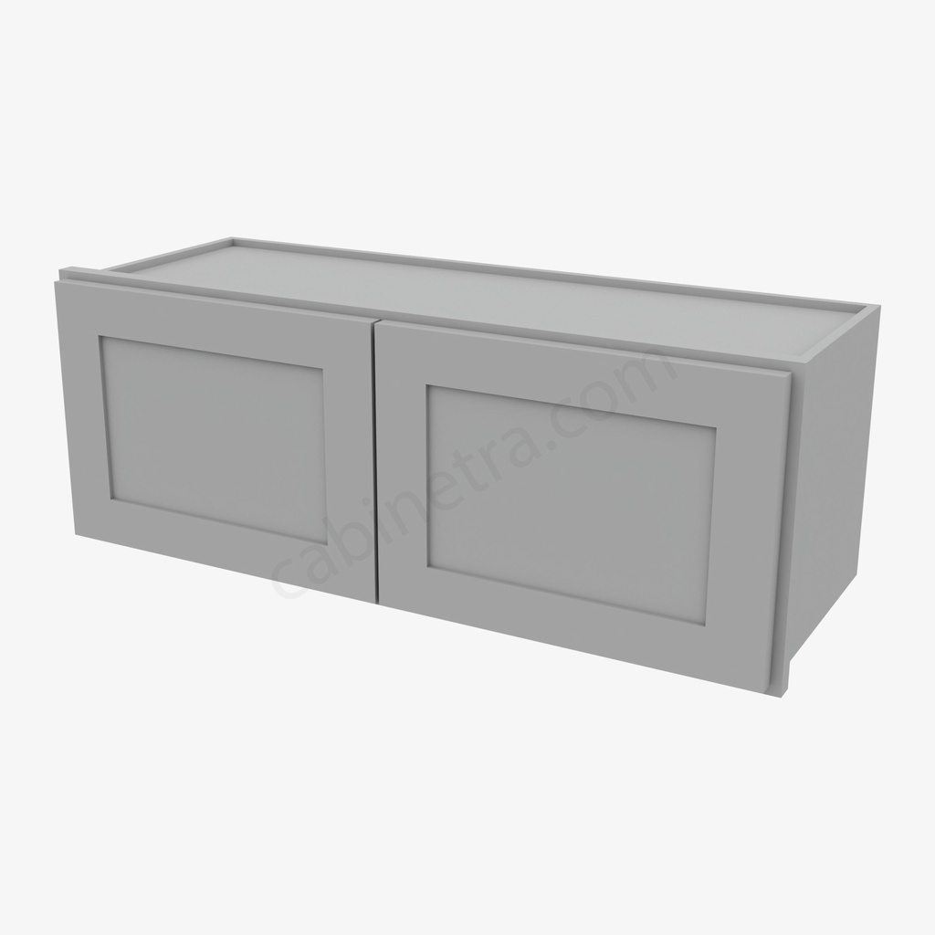 AB-W3312B Double Door Wall Cabinet | Forevermark Lait Gray Shaker