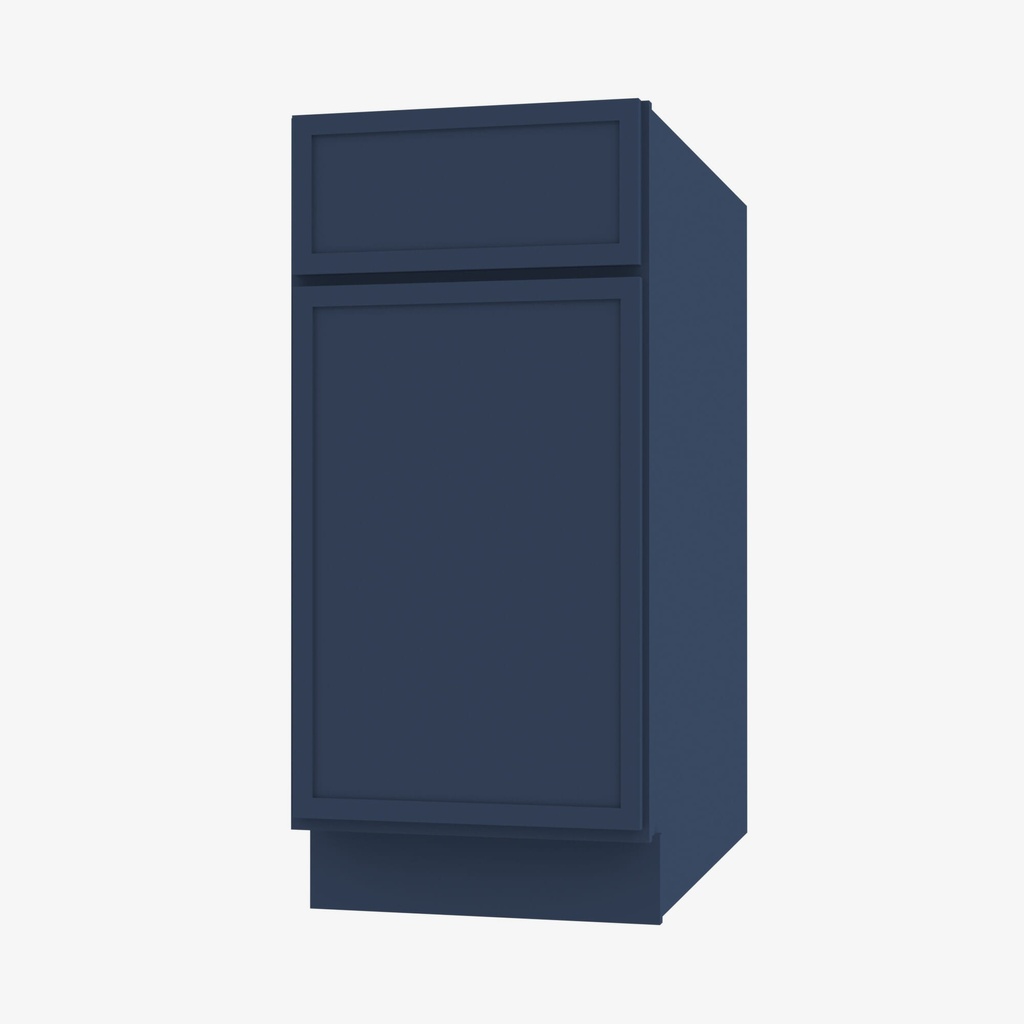 PD-B15 Single Door Base Cabinet | Forevermark Petit Blue