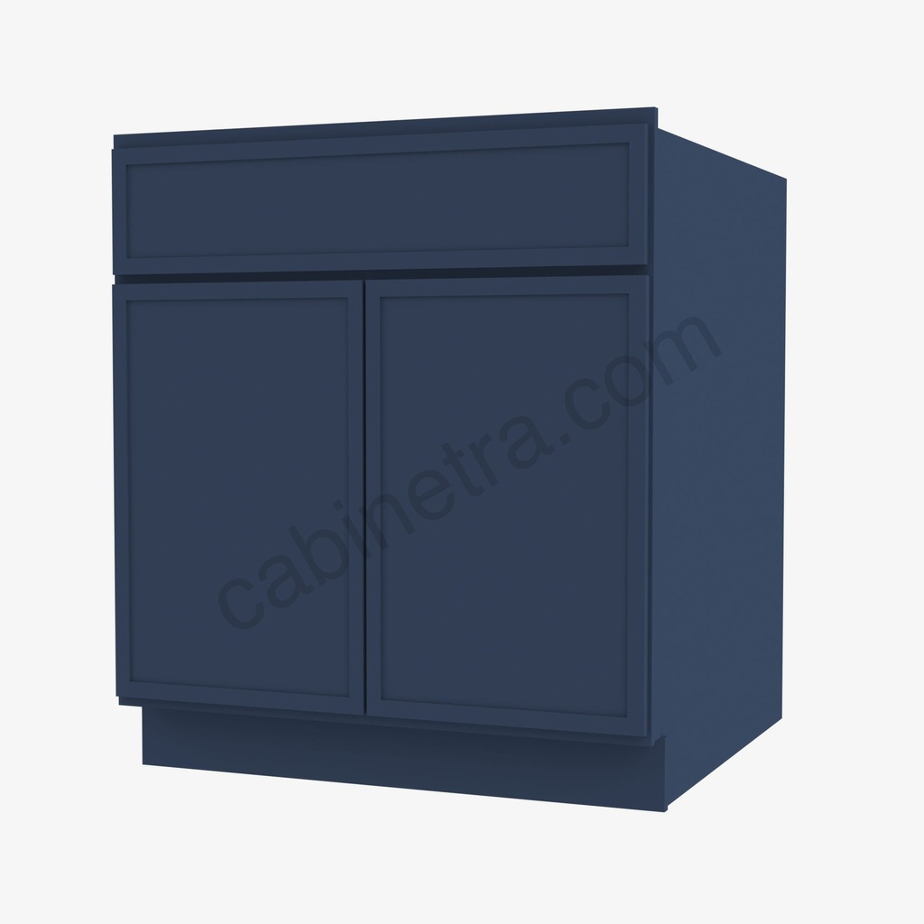 PD-B27B Double Door Base Cabinet | Forevermark Petit Blue