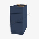 PD-DB24(3) 3 Drawer Pack Base Cabinet | Forevermark Petit Blue