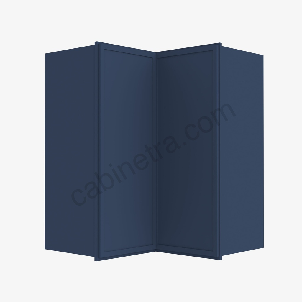 PD-WSQ2430 Easy Reach Wall Corner Cabinet | Forevermark Petit Blue