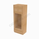 PS-OM3396B Tall Double Oven / Oven Microwave Cabinet | Forevermark Petit Sand