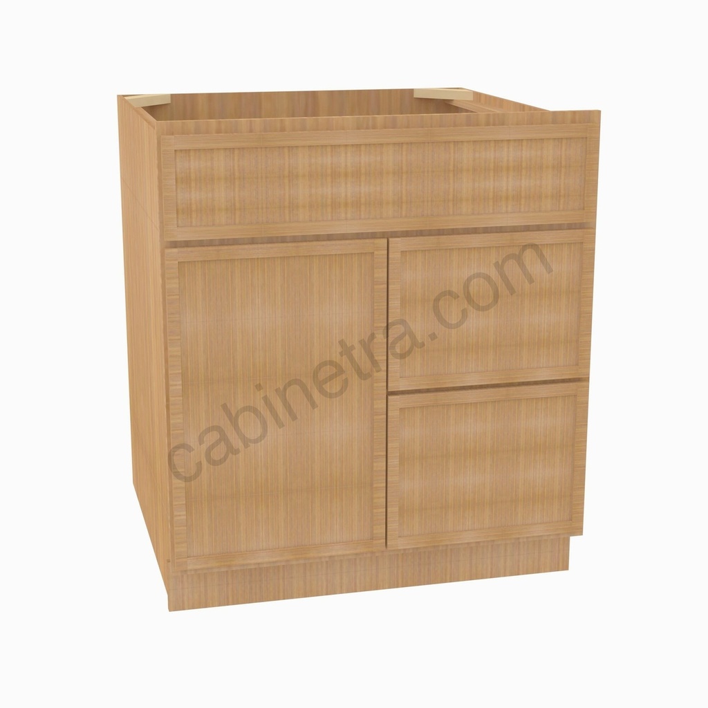 PS-S3021DR-34-1/2"" Combo Vanity with Right Drawer | Forevermark Petit Sand