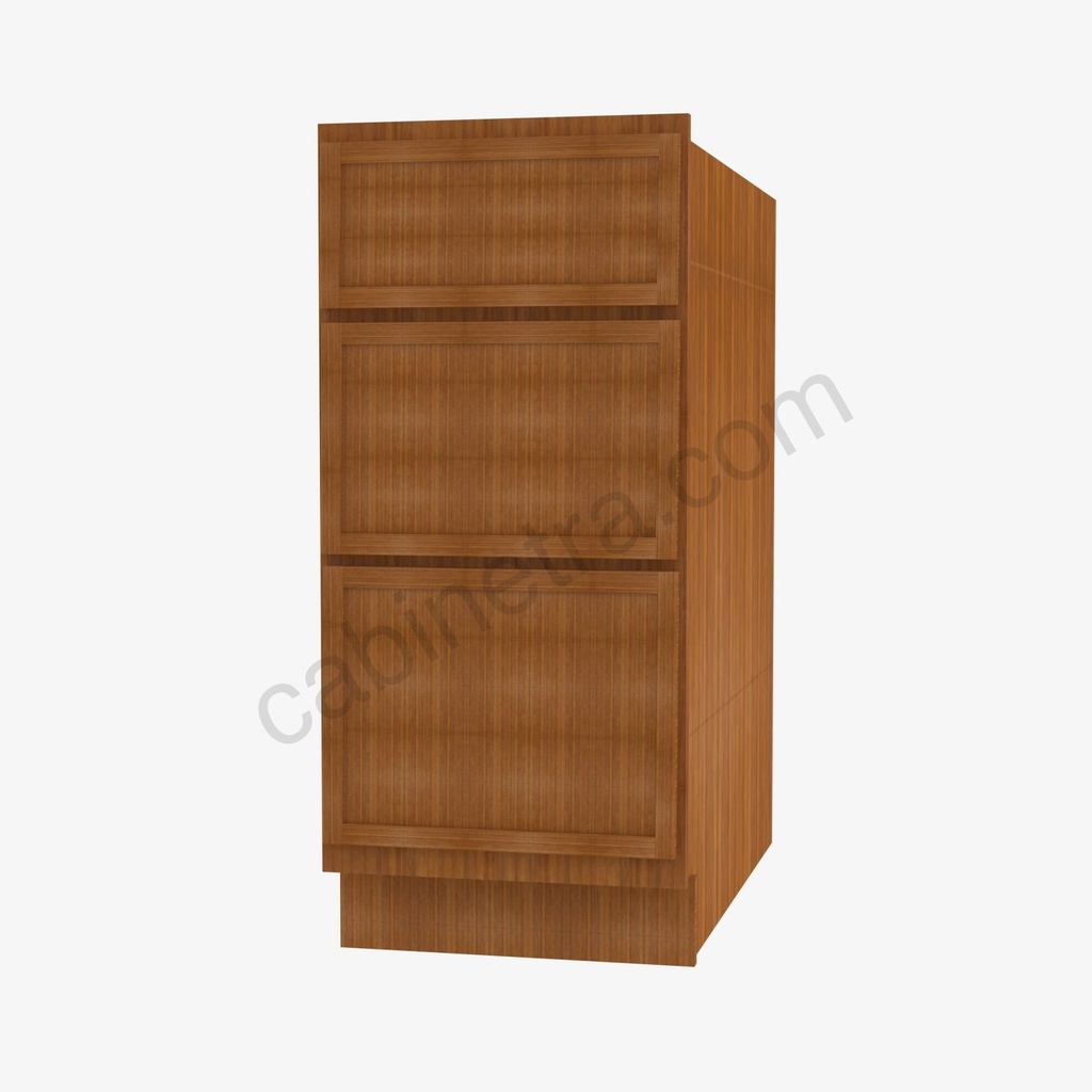 PR-DB21(3) 3 Drawer Pack Base Cabinet | Forevermark Petit Brown