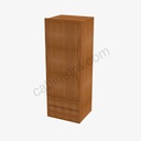 PR-W2D1860 Wall Cabinet With 2 Built-In Drawers | Forevermark Petit Brown