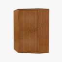 PR-WDC2442 Wall Diagonal Corner Cabinet | Forevermark Petit Brown