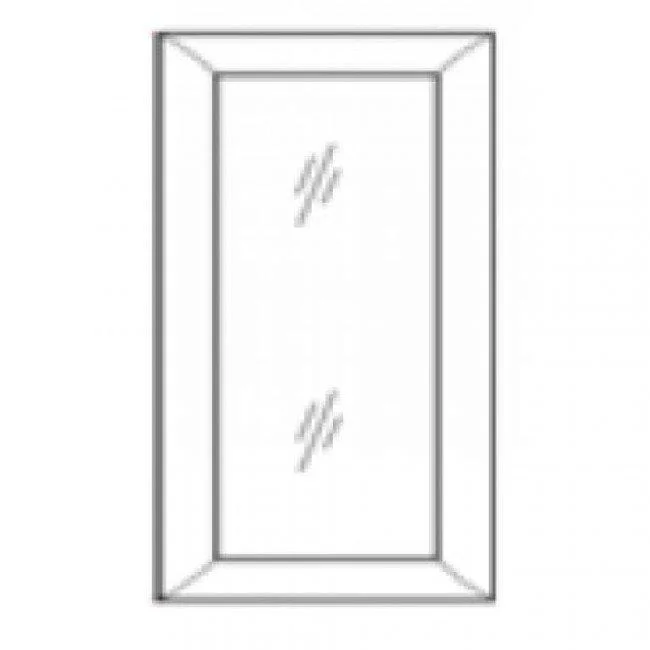 PR-WDC274215GD Wall Glas Door with No Mullion and with Clear Glass | Forevermark Petit Brown