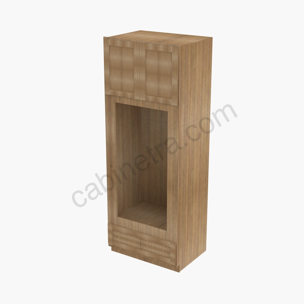 AR-OM3390B Tall Double Oven / Oven Microwave Cabinet | Forevermark Woodland Brown