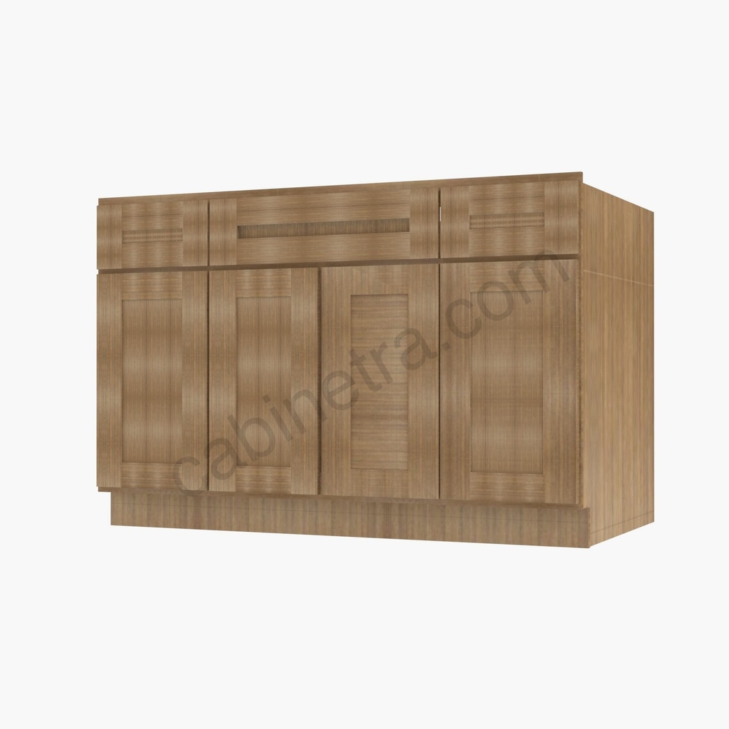 AR-S4821B12D-34-1/2"" Sink Base Combo Vanity with Drawers | Forevermark Woodland Brown