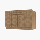 AR-S4821B12D-34-1/2"" Sink Base Combo Vanity with Drawers | Forevermark Woodland Brown