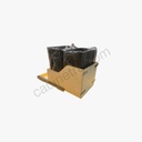 AR-TCR21-2 Double Trash Can Cabinet | Forevermark Woodland Brown