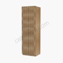 AR-WP2496B Tall Wall Pantry Cabinet with Butt Doors | Forevermark Woodland Brown