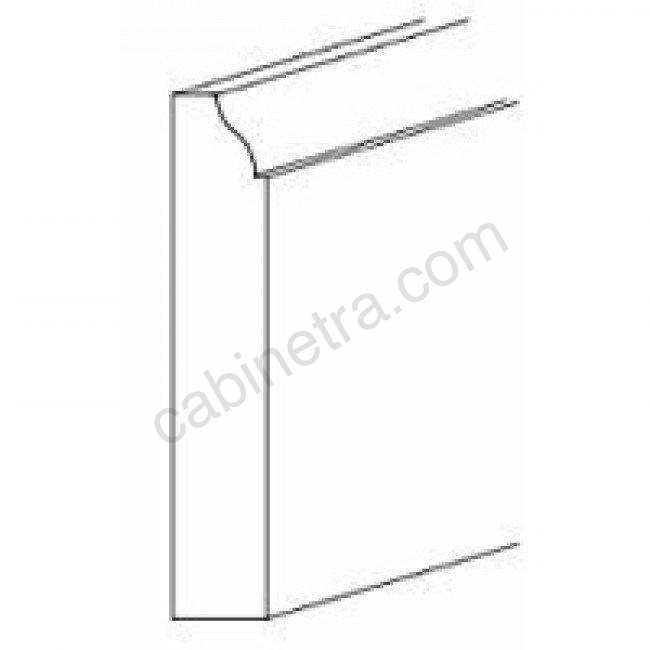 AX-BM4-1/2""-5/8"" Base Board Moulding | Forevermark Xterra Blue Shaker