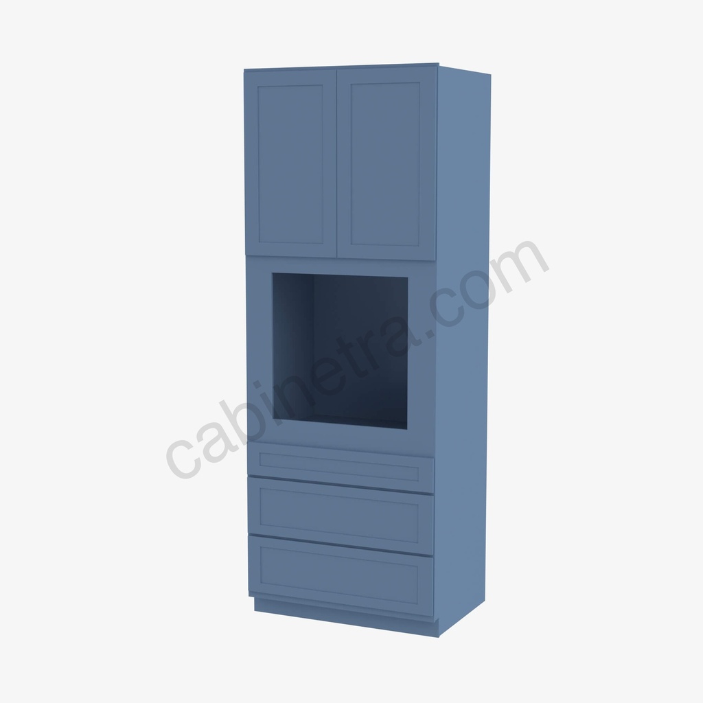 AX-OC3384B Tall Oven Cabinet | Forevermark Xterra Blue Shaker