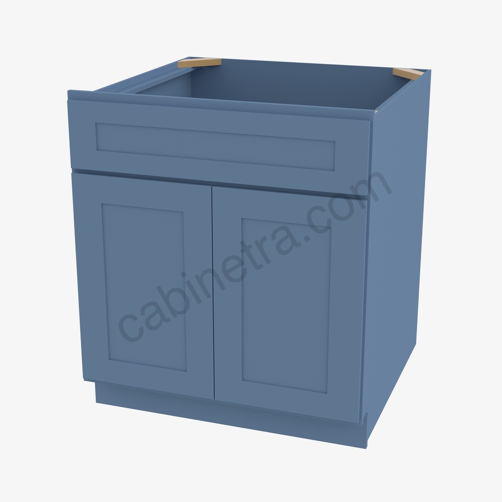 AX-SB42 Sink Base Cabinet | Forevermark Xterra Blue Shaker