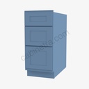 AX-SVB1221-34-1/2"" Bathroom Cabinet Vanity Drawer Pack | Forevermark Xterra Blue Shaker