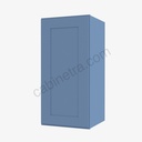 AX-W1842 Single Door Wall Cabinet | Forevermark Xterra Blue Shaker