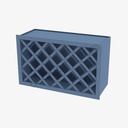 AX-W3018WR Wine Rack Cabinet | Forevermark Xterra Blue Shaker