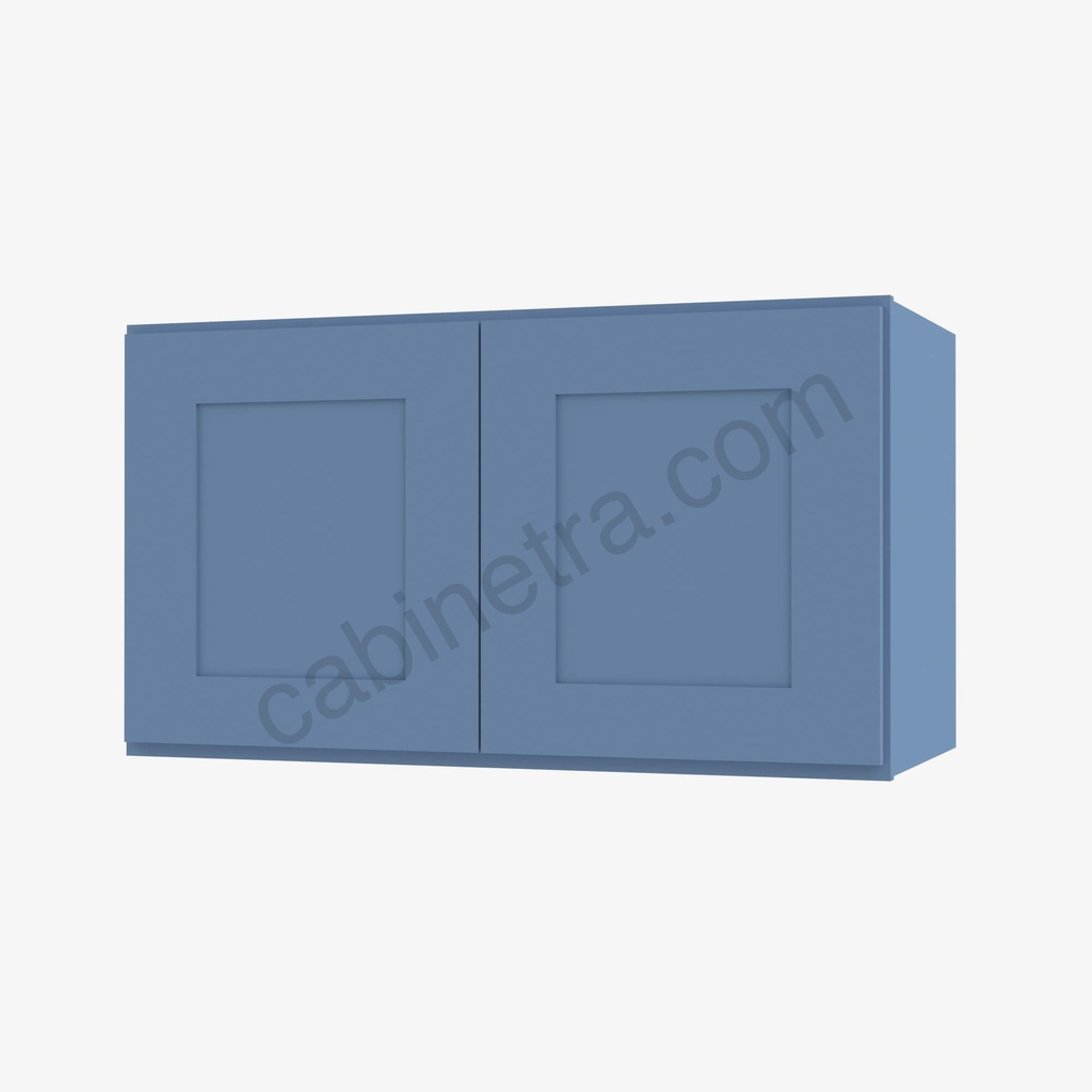 AX-W332424B Wall Refrigerator Cabinet | Forevermark Xterra Blue Shaker
