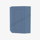 AX-WDC2430 Wall Diagonal Corner Cabinet | Forevermark Xterra Blue Shaker