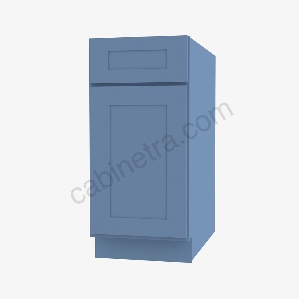 AX-B18 Single Door Base Cabinet | Forevermark Xterra Blue Shaker