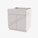 PW-SB27B Sink Base Cabinet | Forevermark Petit White