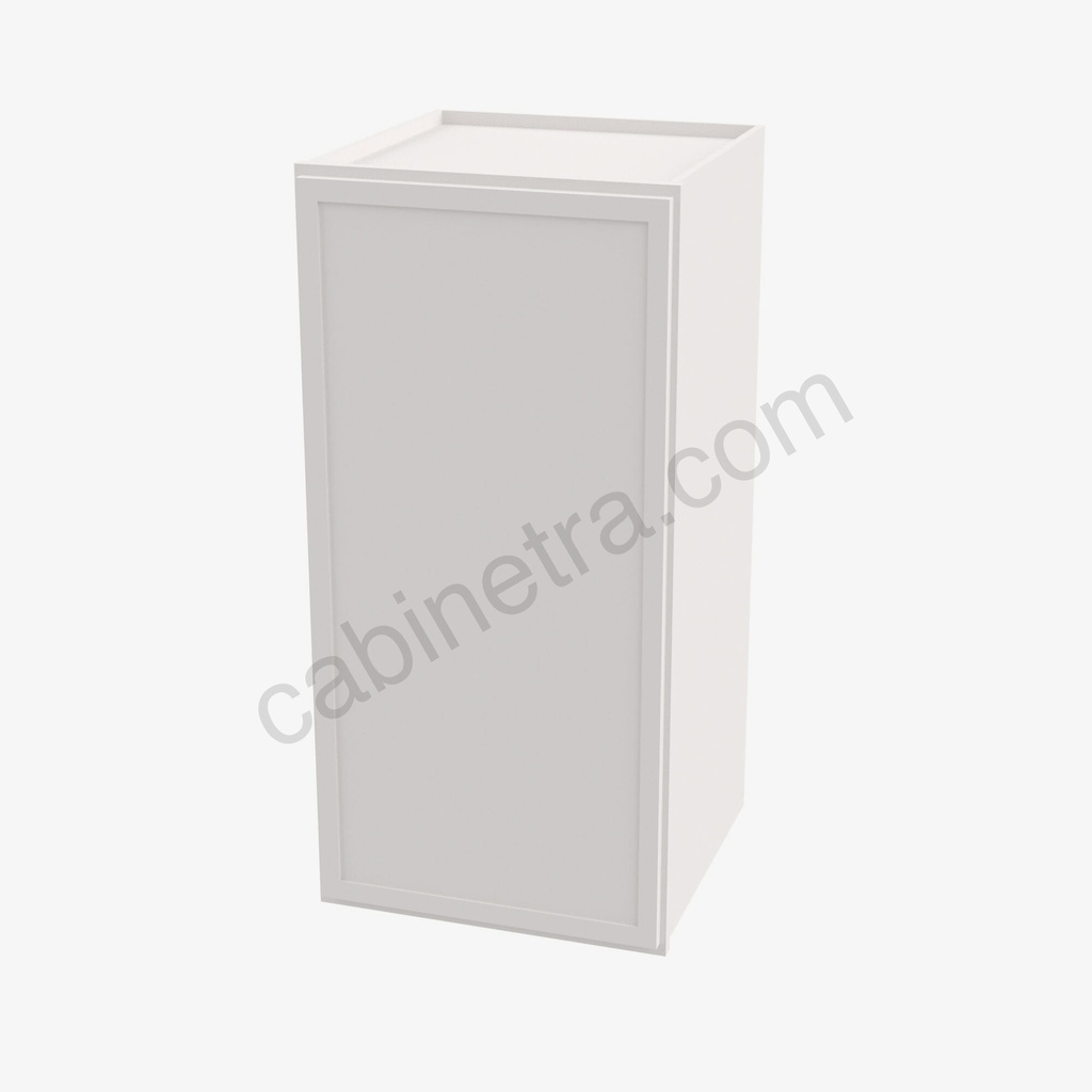 PW-W2142 Single Door Wall Cabinet | Forevermark Petit White
