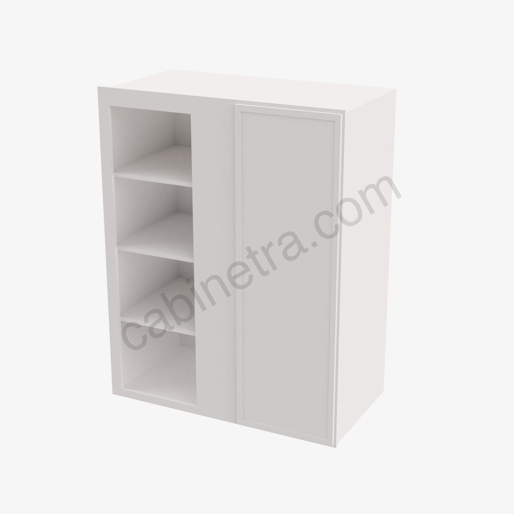 PW-WBLC30/33-3036 Wall Blind Corner Cabinet | Forevermark Petit White