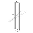 PW-WF384-3/4 Tall Wall Filler | Forevermark Petit White
