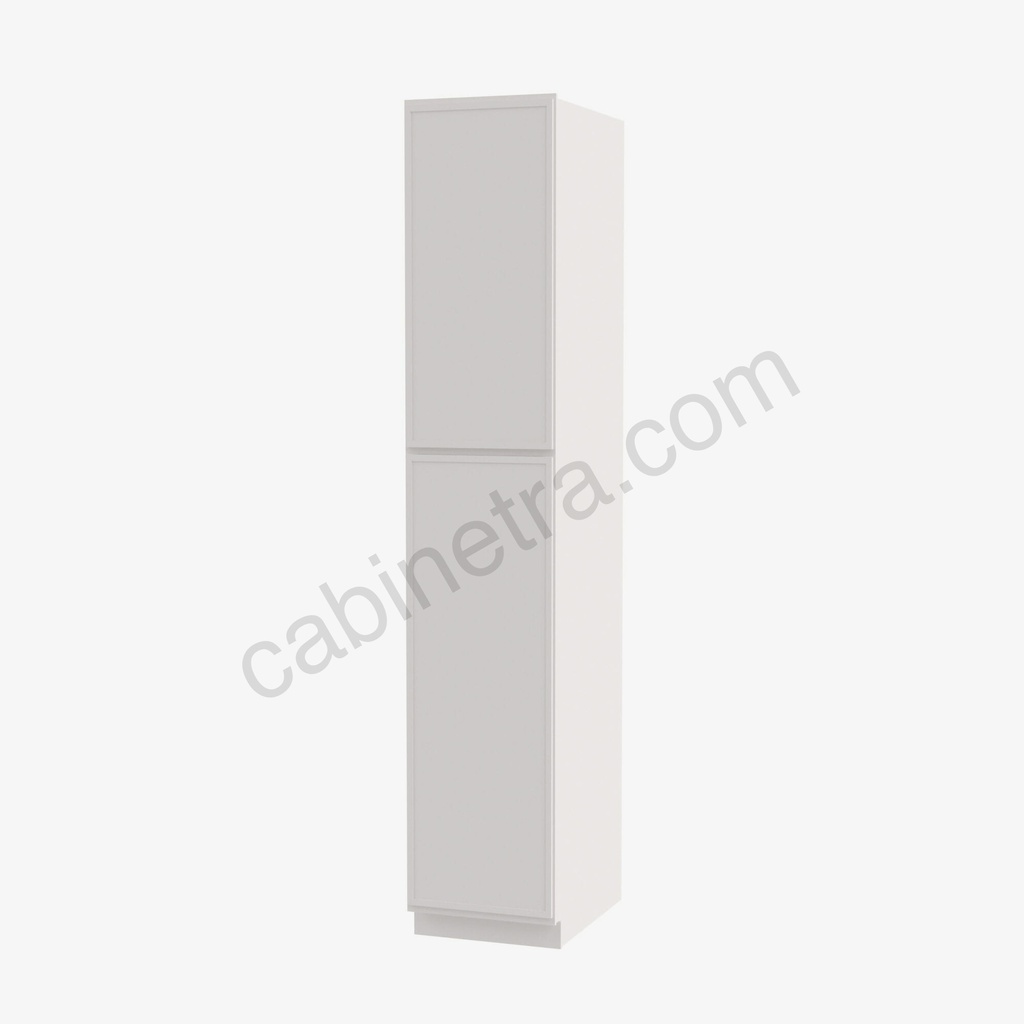 PW-WP1584 Tall Wall Pantry Cabinet | Forevermark Petit White