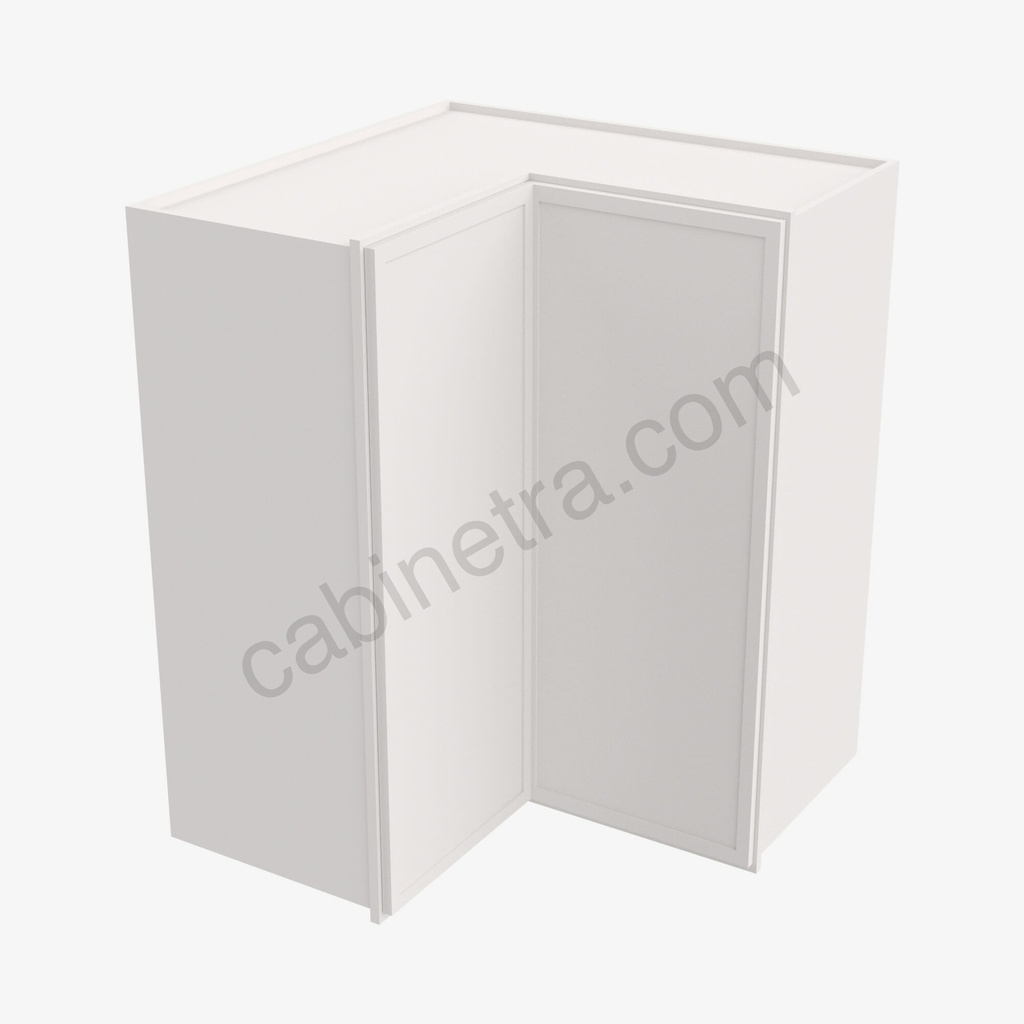 PW-WSQ2430 Easy Reach Wall Corner Cabinet | Forevermark Petit White